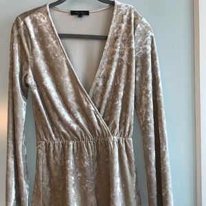 Crushed Velvet Romper